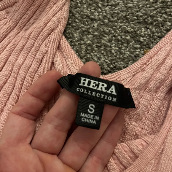 V-Neck Long Sleeve Fitted Maternity Maxi Dress - Picture 7 of 7